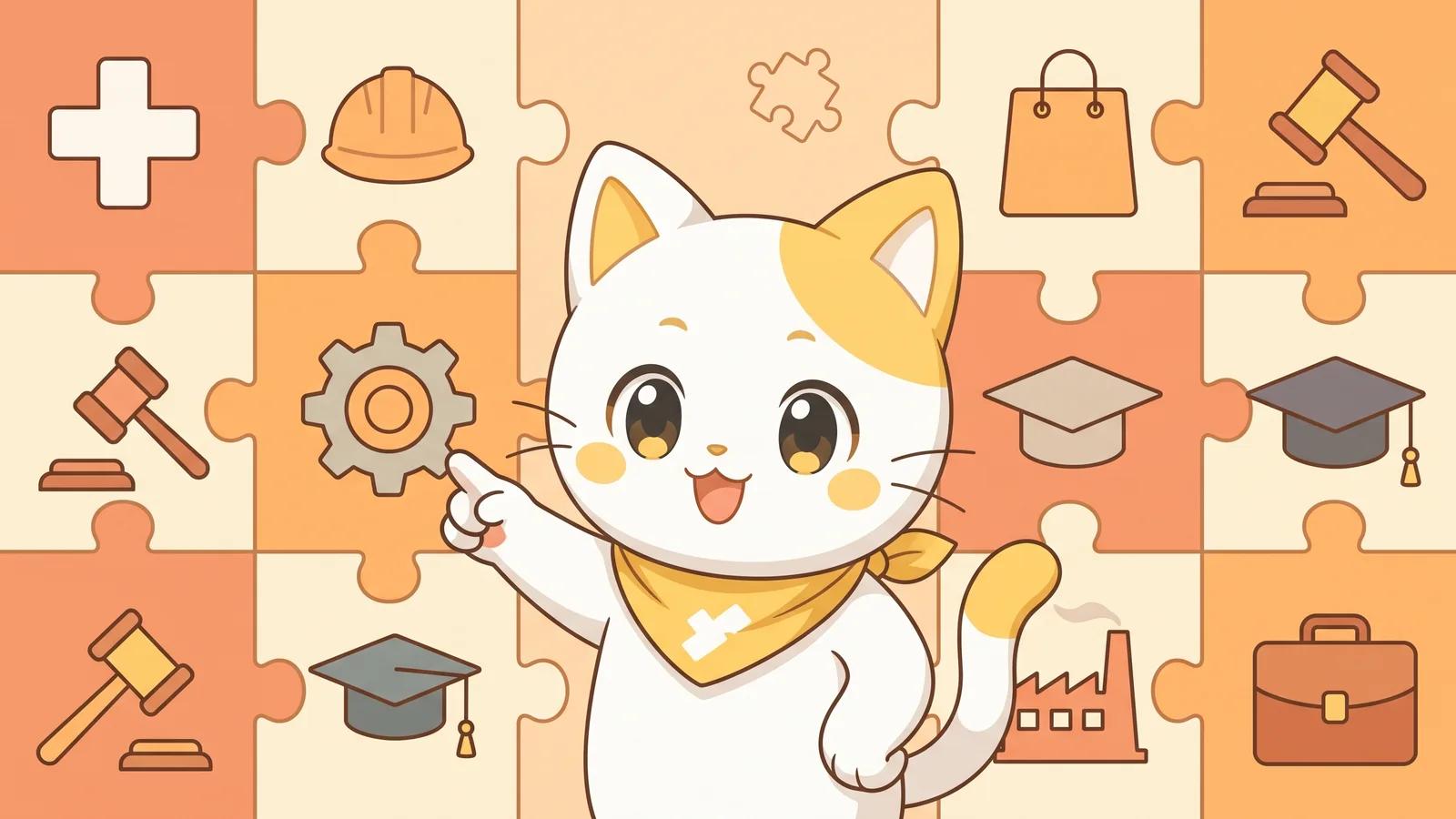 業種別 生成 AI 活用おすすめマップ｜士業・小売・建設・製造・医療・教育・介護
