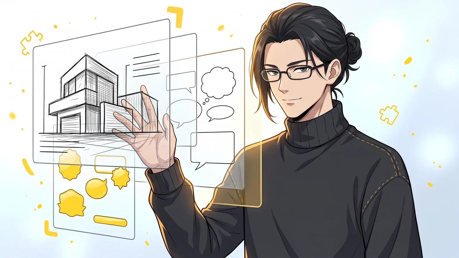 漫画広告を AI で作る — 絵は生成し、文字は CSS で組む