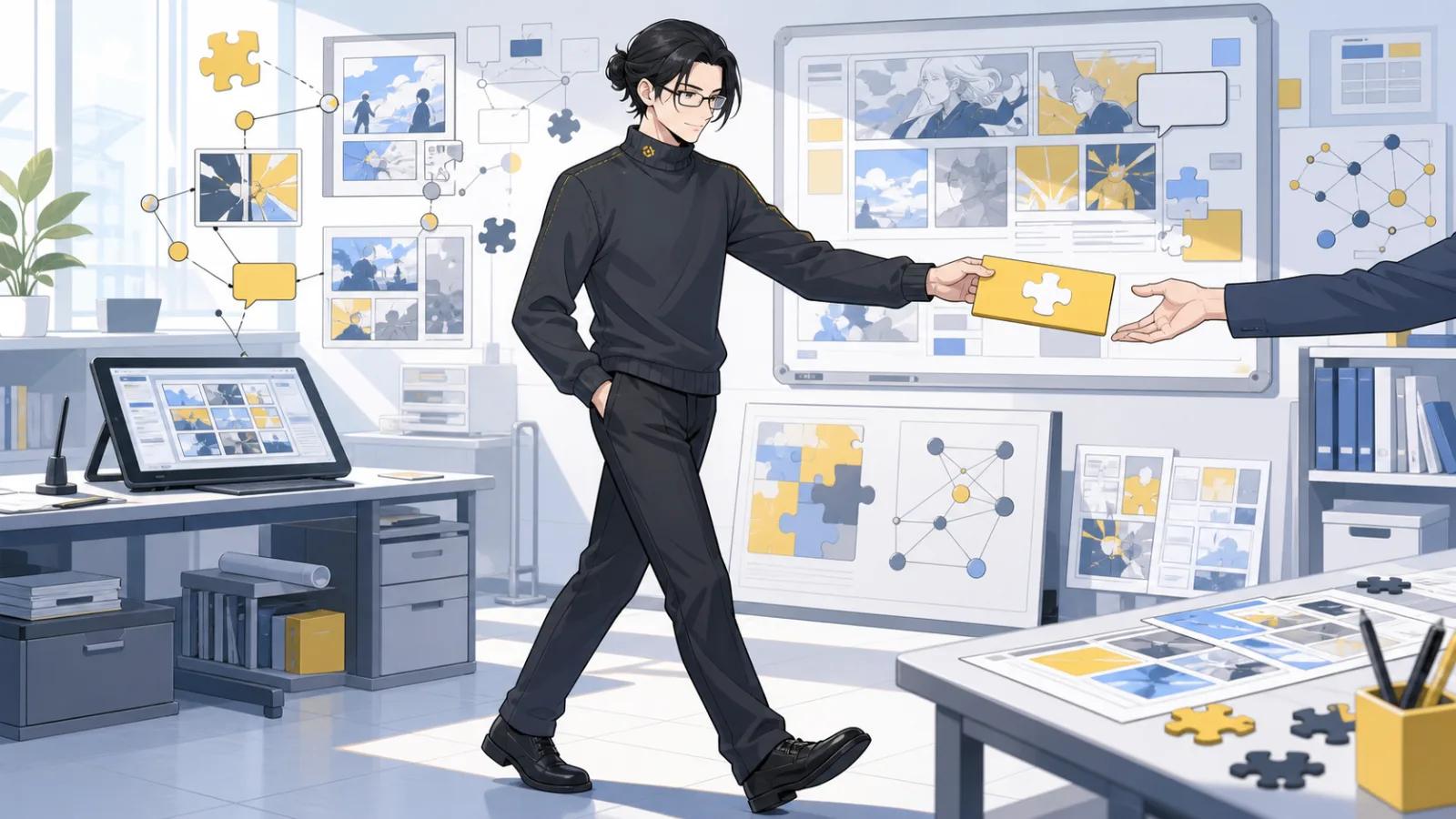 漫画広告を AI で作る — 絵は生成し、文字は CSS で組む